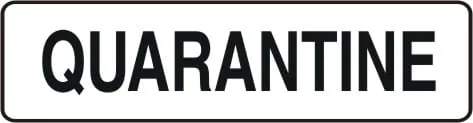 GENERAL - QUARANTINE – Part No. G 773